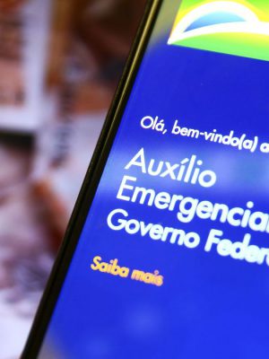 Aplicativo auxílio emergencial do Governo Federal.
