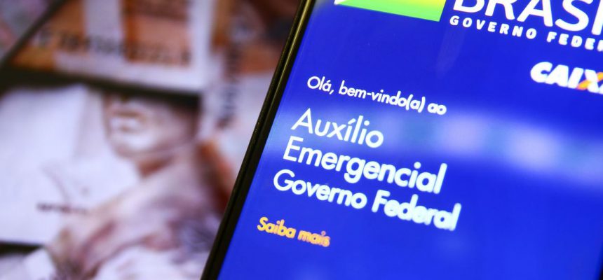 Aplicativo auxílio emergencial do Governo Federal.